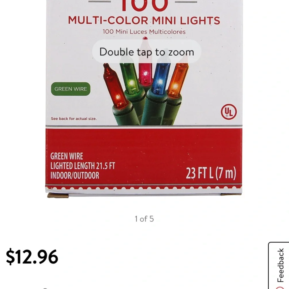 Set of‎ Christmas Lights NIB